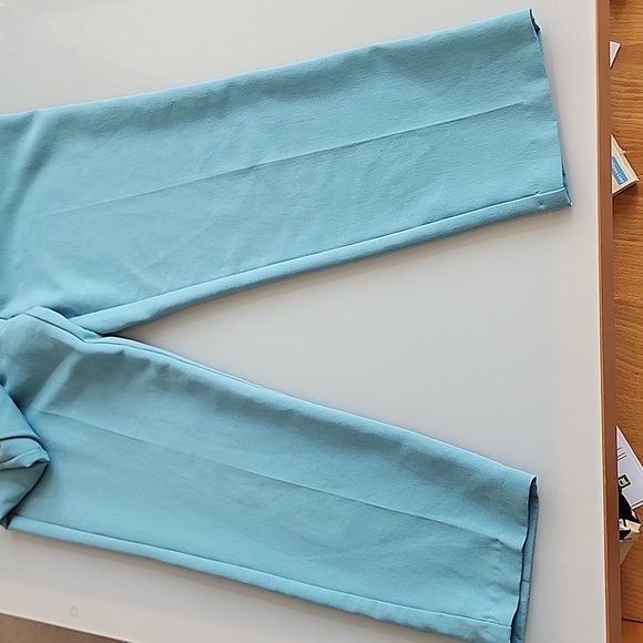 Dynamite cropped pants size 6 . LIGHT TEAL BLUE COLOUR - Picture 2 of 3